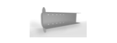[JF-Or-AL] Horizontale Endverbindung (eloxiertes Aluminium)