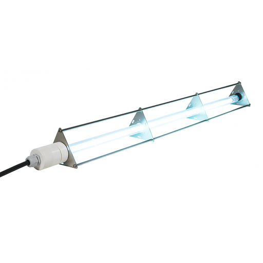 [UV-STYLO-E-16] UV-STYLO-E-16 waterproof UV device with triangular stainless steel frame - length: 300mm - 16W - (IP68) 