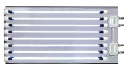 [UV-DUCT-B4/90H-NX-CS] UV-DUCT-B4/90H-NX-CS stainless steel UV-C device for heat exchangers in cold rooms - 8 x 75W-HO - 1032 x 400 x 600mm