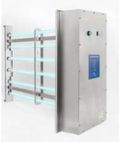 [UV-RACK6/40H-CS] UV-C device for ducts and air handling units | stainless steel rack module - 6 x 40W-HO - quartz sleeve - depth: 45cm - IP55