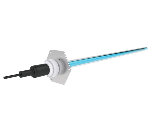 [UV-STYLO-S-16] UV-STYLO-S-16 UV-C-Vorrichtung zur Reduzierung von Gerüchen und Fetten in Küchenhauben - sechseckige Flansche | 16W (QS-Lampen) - 272mm - 120m³/h @ 2,5m/s - IP40