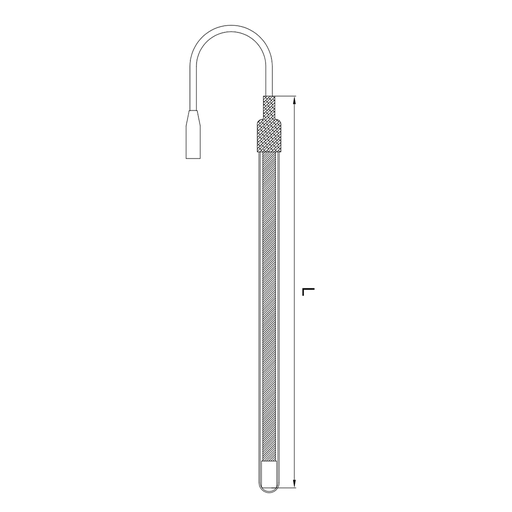 [GH4-40WH-QS-Oz] Keimtötende Lampe + in eingebauter Quarzhülse - 40W-HO - Wander-Stecker 4pin - (459mm) - OZONE - LP