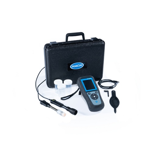 [LEV015.98.22005] Hach HQ2200 Portable Multimeter with gel pH electrode PHC101 and probe for dissolved oxygen, 1 m cable