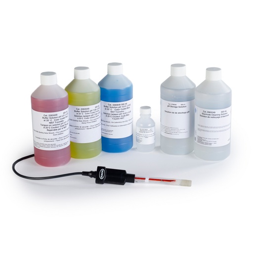 [PHC72901AP] Intellical PHC729 Laboratory Surface Measurements RedRod Refillable Glass pH Electrode with Calibration and Maintenance Reagents Pack