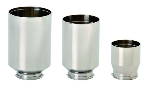 [00829 167103-61] Stainless steel funnel 100ml, with spin-lock connection for VF2/LF32