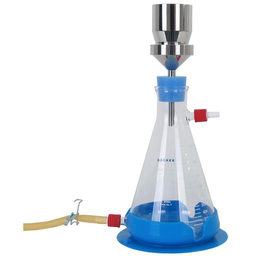 [00829 167200-02] Edelstahl-Filtrationsset Filterhalter VF2, Ø45mm, 100ml mit Glas-Saugkolben 1'000ml