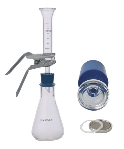 [00829 167200-08] Mikroanalysis set VF8  glas, Ø25mm, 15ml with receiver flask 125ml