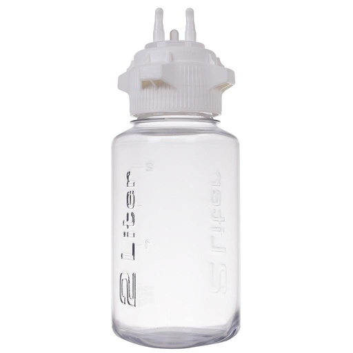 [00829 167200-46] HPDE waste bottle 4000ml graduated, with overflow protection