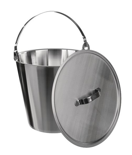 [216-0231] Deckel 18/10 Stahl, für 10 Liter Eimer