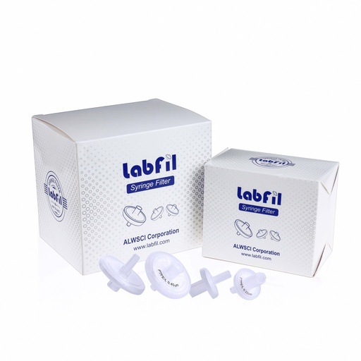 [C0000760] 13 mm CA with 3um PP prefilter Syringe Filter 0.22um with Printing.100pcs/pk.