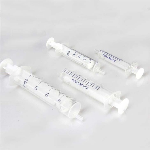 [C0001752] 20mL Disposable HPLC Laboratory syringe. 100pcs/pk.