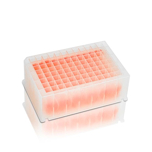 [PK00165 Karton] 2.2mL Deep Well Plate' 96-Well' Square Well' V Bottom' Non-Sterile5Stück/Beutel' 10Beutel/Karton