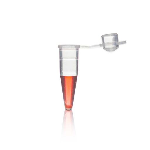 [PK00179 Karton] 0.2mL Einzel-PCR-Gefäß mit aufgesetzter gewölbter Kappe' Klar' Unsteril 1000Stück/Beutel'10Beutel/Karton