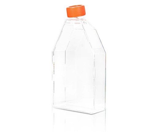 [PK00265 Karton] 175cm2 Zellkulturflasche' 600mL' Vent Cap' Tissue Culture (TC) Treated' Steril 5Stücke/Beutel' 10Beutel/Karton