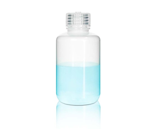 [PK00452 Karton] 125mL PP Reagenzienflasche und Kappe' Schmale Mündung' Transluzent' Unsteril25Stück/Beutel' 10Beutel/Karton