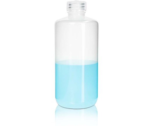 [PK00455 Karton] 1000mL PP-Reagenzienflasche und Deckel' Enghals' Transluzent' Unsteril5Stück/Beutel' 10Beutel/Karton