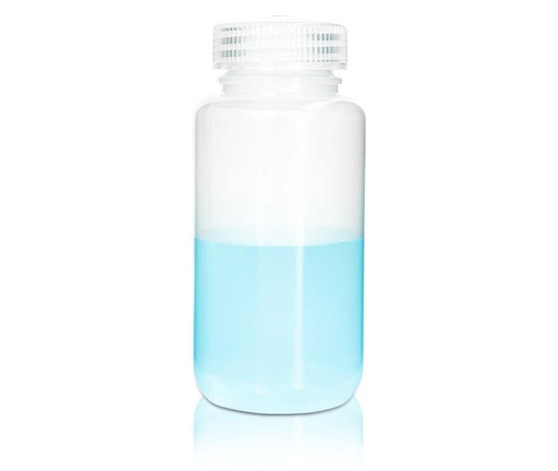 [PK00462 Karton] 250 ml PP Reagent Bottle and Cap‚ Wide Mou th‚ Translucent‚ Non-Sterile
20pieces/bag‚ 10bags/carton