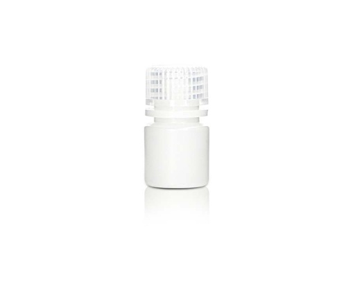 [PK00348 Karton] 8mL HDPE Reagenzienflasche und Kappe' Schmale Mündung' Natürlich' Unsteril100Stück/Beutel' 10Beutel/Karton