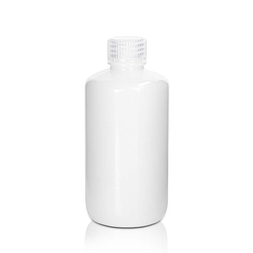 [PK00306 Karton] 500mL HDPE-Reagenzienflasche und Deckel' Enghals' Natürlich' Unsteril10Stück/Beutel' 10Beutel/Karton