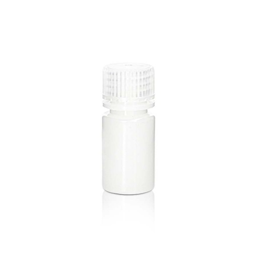 [PK00287 Karton] 15 mL HDPE Reagent Bottle and Cap‚ Wide M outh‚ Natural‚ Non-Sterile
100pieces/bag‚ 10bags/carton