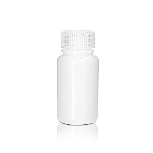 [PK00289 Karton] 60mL HDPE Reagenzienflasche und Deckel' Weithals' Natürlich' Unsteril50Stück/Beutel' 10Beutel/Karton