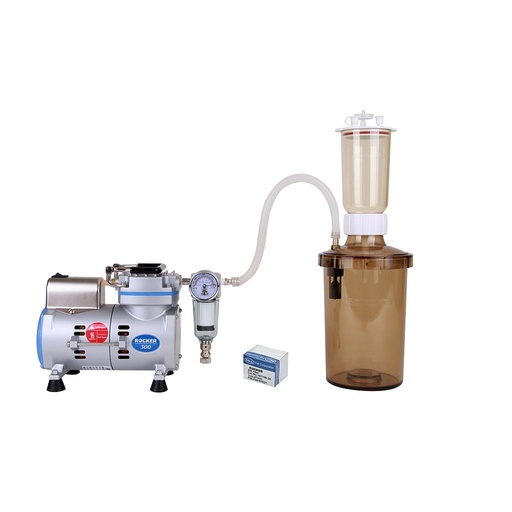 [00829 167307-22] Rocker 300 230V mit 300ml PES-Filtrationsset LF30 und Filter, 47mm 300ml Trichter