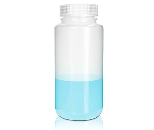 [PK00463] 500 mL PP-Reagenzienflasche und Deckel' Weithals' Transluzent' Unsteril10 Stück/Beutel' 10 Beutel/Karton