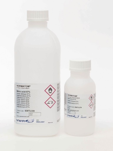 [83872.270] Nitric acid  67%, Normatom for trace analysis, 500mL