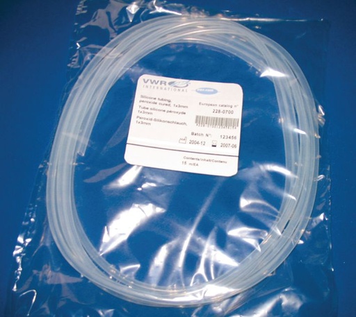 [228-0726] Tubing Silicon IDØ 8.00 mm x ODØ 12.00 mm