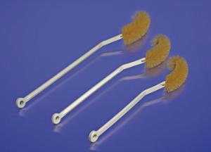 [149-0110] Cleaning brushes for flasks and bottles, with flexible handle