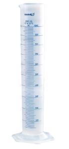 [612-4405] Graduated cylinder, tall shape, class B, PP, 500 ml