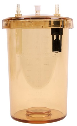 [00829 197000-11] PES-Auffanggefäss 1'200ml graduiert mit Überlaufschutz (Kopie)