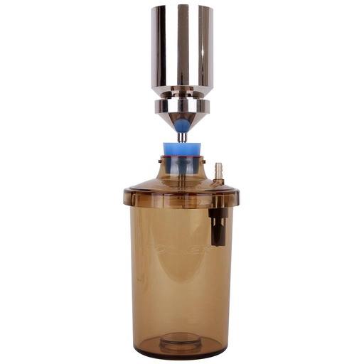 [00829 197010-33] Stianlesssteal filtrationset LF33 complete with stainlesssteal funnel 300ml and PC waste flask (Spin-lock)