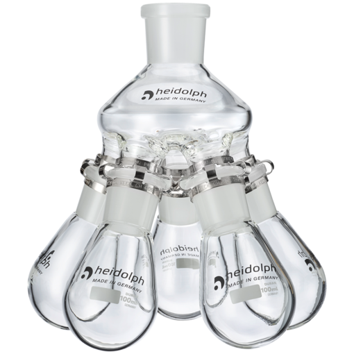 [15-300-005-07] Heidolph Kolbenspinne kpl. NS29 5x100ml 