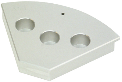 [505-80025-00] PolyBlock for 3 x 28-mm vials for