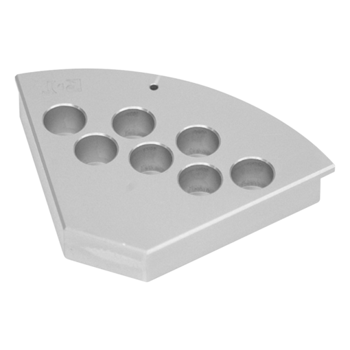 [505-80027-00] Heidolph PolyBlock für 7 x 17 mm zylindrische Reagenzgefäße für StarFish Reaktionssyst