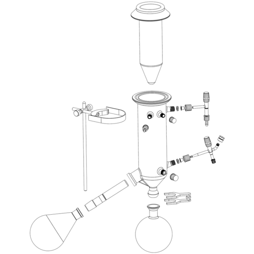 [513-00510-00] Heidolph Glassware set G5B