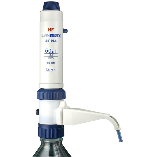 [5 370 825]  Bottle-top dispenser Labmax airless HF, 5.0-50.0ml