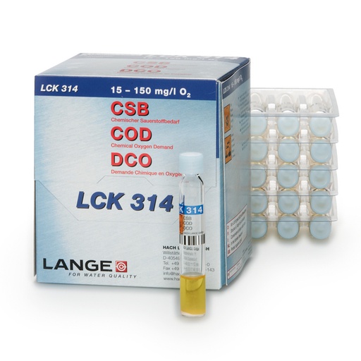 [LCK314] Hach LCK314 CSB Küvetten-Test 15-150 mg/L O2