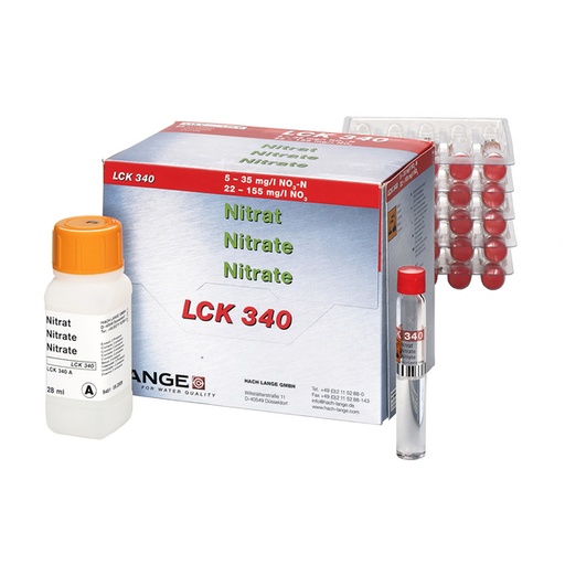[LCK340] Hach LCK340 Nitrat Küvetten-Test 5-35 mg/L NO3-N