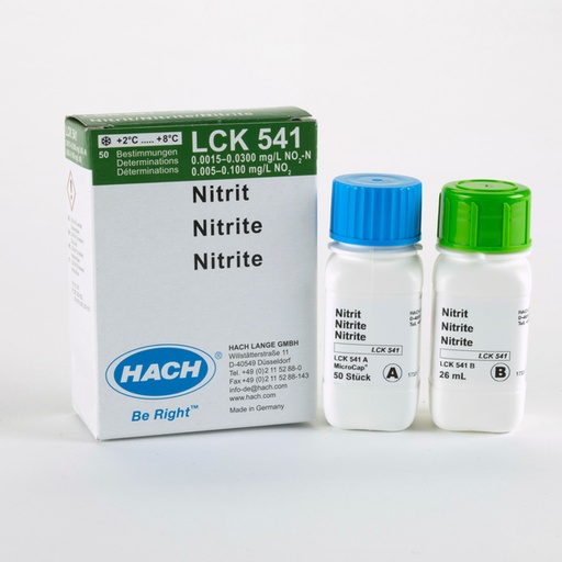 [LCK541] Hach LCK541 Nitrit Spur Küvetten-Test 0,0015-0,03 mg/L NO2-N