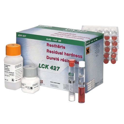 [LCK427] Hach LCK427 Residual Hardness cuvette test 0.02-0.6 °dH
