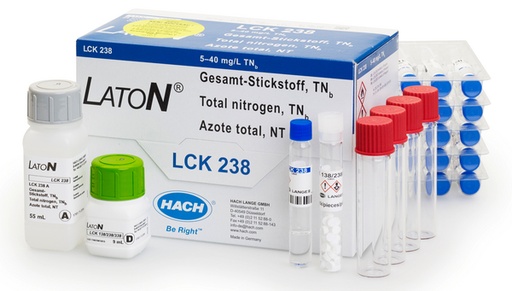 [LCK238] Hach LCK238 Laton Total Nitrogen cuvette test 5-40 mg/L TNb