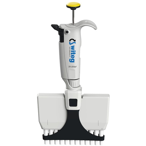 [5 403 230 P] Microliter-Pipette WITOPET premium, 20.0-300 µl 12 channels