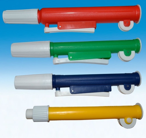 [7 032 003] Pipette pumps "Pi-Pump", 10 ml, PP, green, with delivery valve-lever