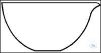 [8 651 002] EVAPORATING DISHES, MADE OF QUARTZ  SILICA, WITH SPOUT, 15 ML, 50X25 MM  